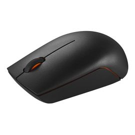 Lenovo 300 Wireless Compact - Souris - avec batterie - optique - 3 boutons - sans fil - 2.4 GHz - récepteur sans fil USB - gris arctique - blister