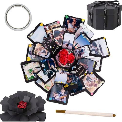 Coffret Cadeau D'explosion De Surprise,Boite Cadeau Creative,Explosion Box,Album Photo Scrapbooking Gift Box,Boite Photo Explosion,Coffret Cadeau Pour Les Amoureux,Les Amis Et La Famille