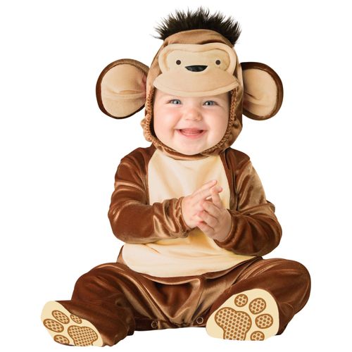 Déguisement Singe Pour Bébé - Classique - Taille: 0-6 Mois (58-66 Cm)