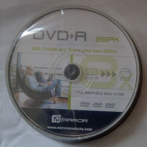 Pack 25 DVD+R 8x/4.7GB Mirror