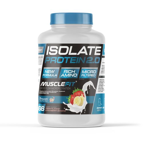 Isolate Protein Cfm 2kg_Fresa Y Platáno - Musclefit 