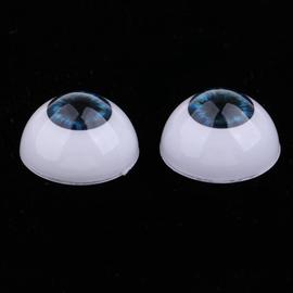 Bébé Poupée Bleu Iris Oeil 24mm Acrylique Eyeballs pour Reborn Fille 