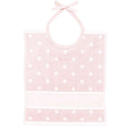 Bavette / Bavoir À Broder 30x34cm : Douceur, Style Et Créativité Pour Les Petits Gourmands ! - Rico Design Rose Et Blanc