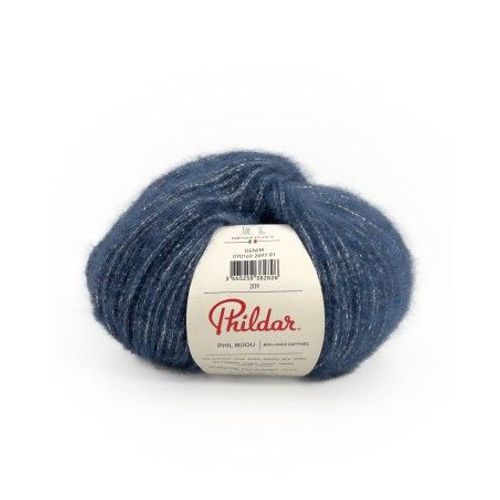 Pelote De Laine À Tricoter Phil Bijou - Phildar Denim Bleu