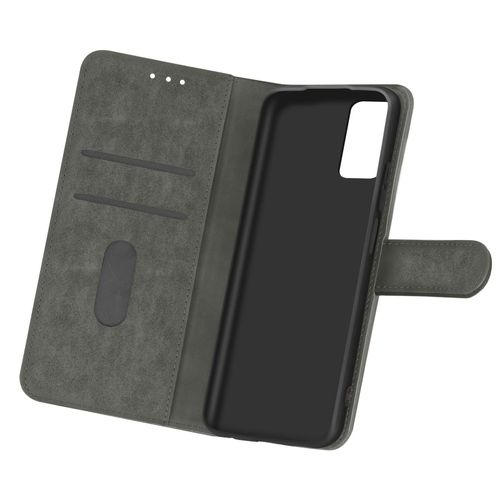 Étui Pour Samsung Galaxy A32 5g Clapet Portefeuille Fonction Support Vidéo Gris