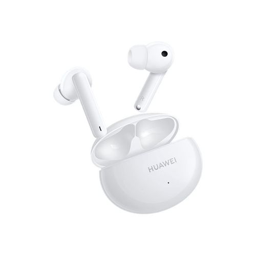 Huawei FreeBuds 4i - Écouteurs sans fil avec micro - intra-auriculaire - Bluetooth - Suppresseur de bruit actif - blanc céramique