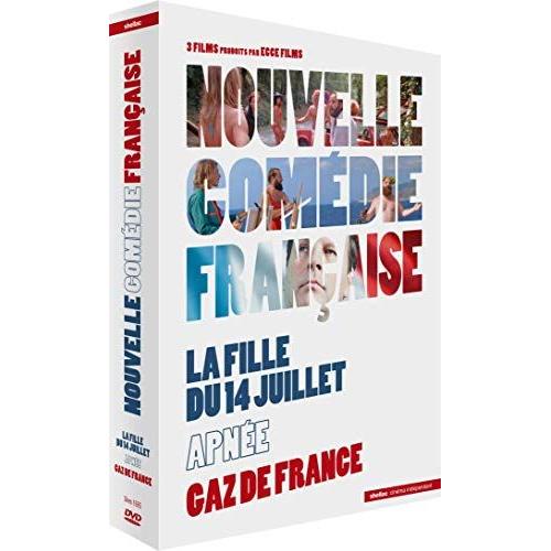Coffret Nouvelle Comédie Française : La Fille Du 14 Juillet + Apnée + Gaz De France - Pack
