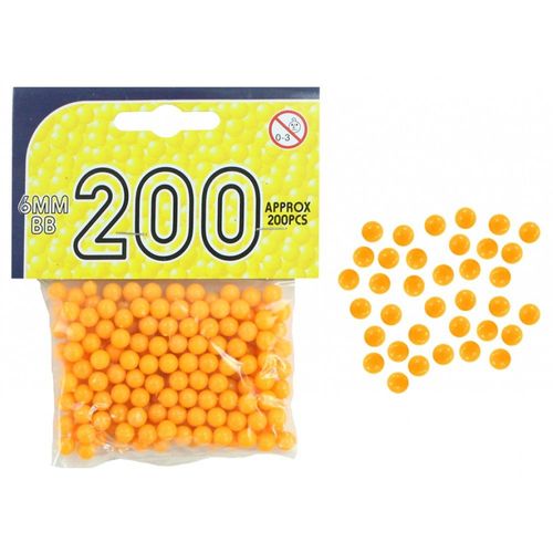 200 Billes En Plastique 6 Mm Bb Pour Pistolet Airsoft Recharge Spring