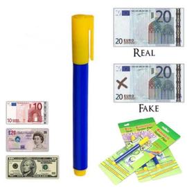 Safescan 30 - Stylo détecteur de faux billets pour la vérification des  billets de banque : : Fournitures de bureau