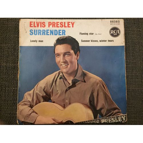 Disque Vinyle Elvis Presley - Surrender Rca 86303 (1961)
