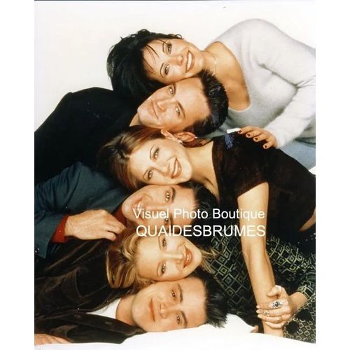 Friends (Série Tv), Jennifer Aniston, Courteney Cox, Lisa Kudrow, Matt Leblanc, Matthew Perry, David Schwimmer: Photo Argentique D'exploitation Cinématographique -Format 20x25 Cm - De Crane & Kaufmann