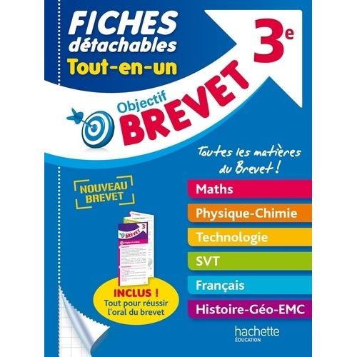 Fiches Détachables Tout-En-Un 3e