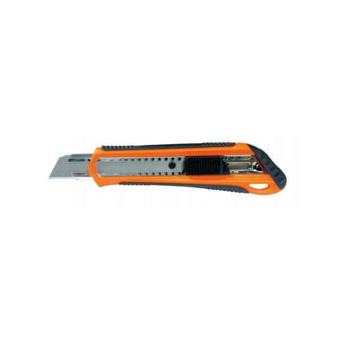 CUTTER 18 MM BI-MATIÈRE LAME RÉTRACTABLE
