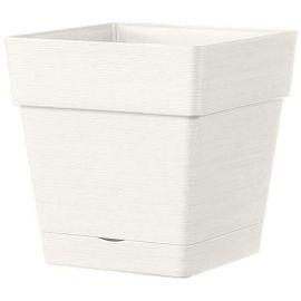 Pot De Fleur - Deroma - Quadro Save R - 31l - 35cm - Blanc