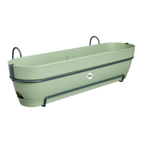 Elho Vibia Campana Balconniere Allin1 70 - Vert - L 70 X B 26 X H 17 Cm - Balcon - 100% Recyclé