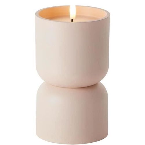 Lampe De Table D'extérieur- Brilliant - Lovere - Plastique - 3 W - Forme Bougie - Beige Et Brun Clair