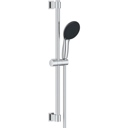 Ensemble de douche avec pommeau 2 jets, barre 60cm et flexible - GROHE Vitalio Start 110 26951001 - Economie d'eau - Chromé
