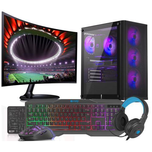 VIST PC Gaming Core i9 11900KF - RAM 32Go - RTX 4060 - SSD 1To M.2 - WiFi6 - BT - 27" - Windows 11 Pro