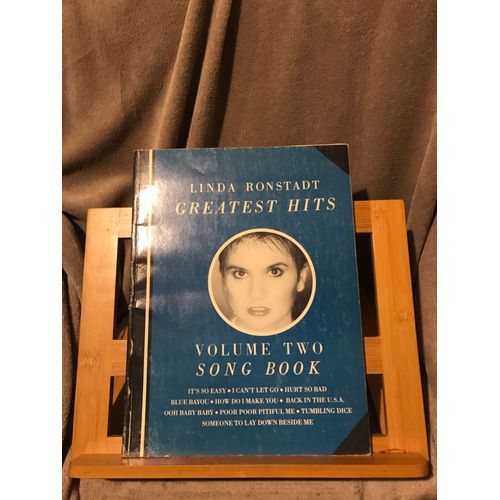 Linda Ronstadt Greatest Hits Vol. 2 Partition Chant Piano Acc. Songbook Columbia