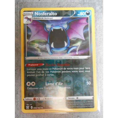 Nosferalto Reverse 90/163 - Eb5 - Epee Bouclier Styles De Combat - Vf