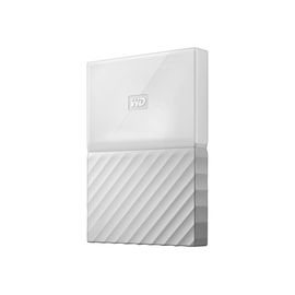 WD My Passport WDBYFT0030BWT - Disque dur - chiffré - 3 To - externe (portable) - USB 3.0 - AES 256 bits - blanc