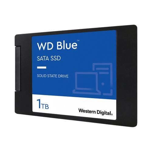 Disque SSD SATA WD Blue 3D NAND WDS100T2B0A - SSD - 1 To - interne - 2.5" - SATA 6Gb/s