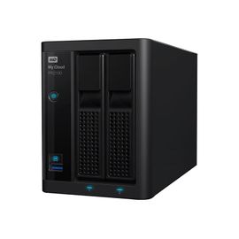 WD My Cloud PR2100 WDBBCL0120JBK - Serveur NAS - 2 Baies - 12 To - HDD 6 To x 2 - RAID 0, 1, JBOD - RAM 4 Go - Gigabit Ethernet