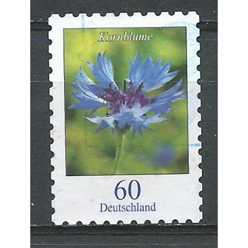 Timbre Allemagne République Fédérale 2019 Bleuet (Centaurea Cyanus) N° 3254 Oblitéré