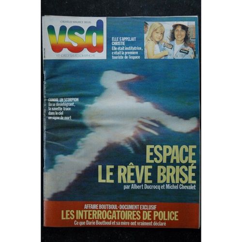 Vsd 439 Janvier 1986 Espace Le Reve Brise ?Paris Dakar Affaire Boutboul Eddy Mitchell