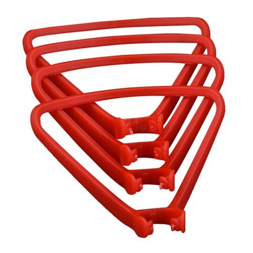 4x Hélices Accessoires Protecteur Garde Pour Accessoires De Drone Mitu Rouge