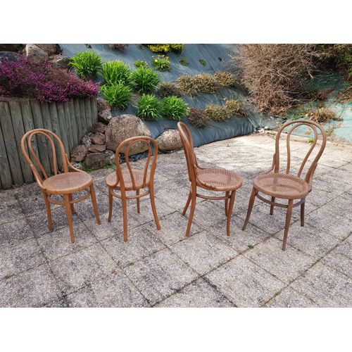 Paire Chaises Thonet 1920 - Assise Diamètre 42 Cm