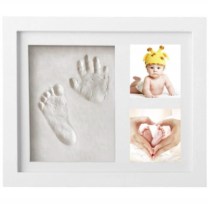 Cadre Empreinte Bebe Kit Empreinte Pieds Et Mains Bebe Parfait Pour Nouveau Nee Bebe A Souvenir La Naissance Par Kenson Rakuten