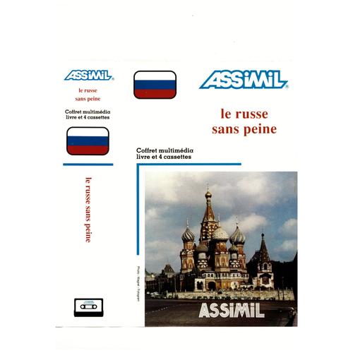 Assimil | Le Russe Sans Peine (Coffret Manuel + 4 Cassettes Audio Total 3 Heures)