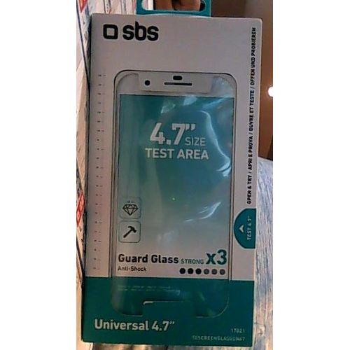 Vitre De Protection En Verre Trempe Universel 4.7 '' Anti Casse Antichoc Anti Rayure Protege Ecran Ultra