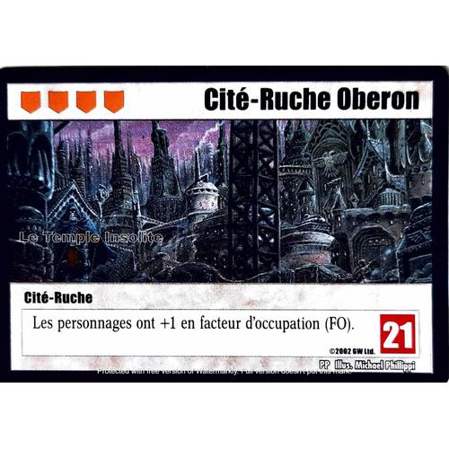 Carte Warhammer 40k - Cité-Ruche Oberon