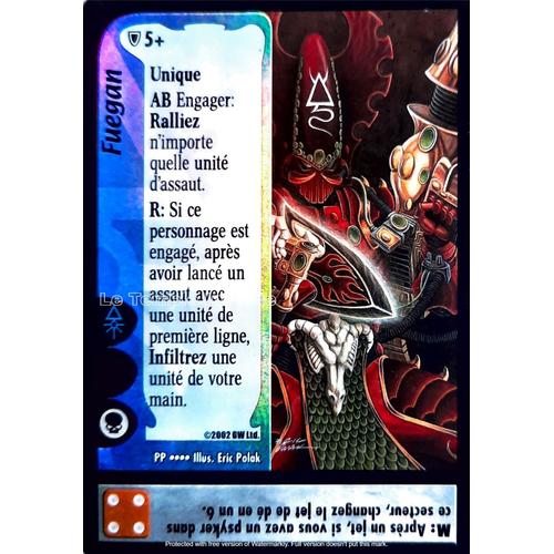 Carte Warhammer 40k - Fuegan Foil