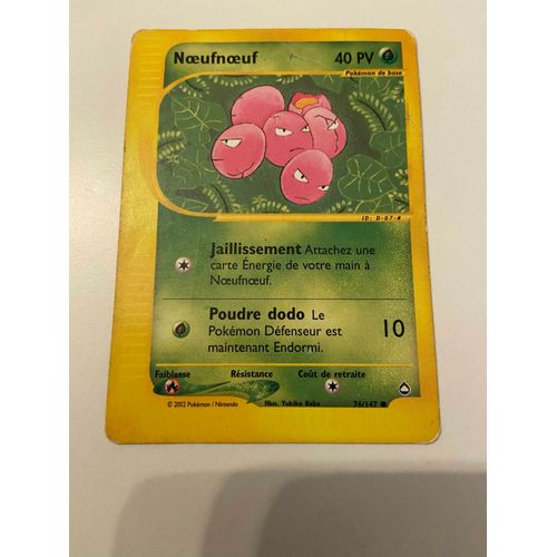 Noeufnoeuf 76/147 Set Aquapolis Fr