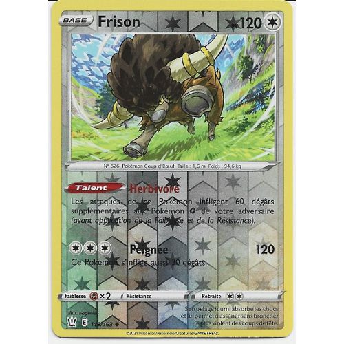 Carte Pokémon - Frison Reverse 118/163 - Styles De Combat Eb05