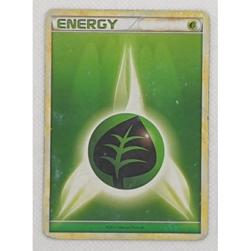 Carte Pokemon Energy Verte "Feuille" 2010