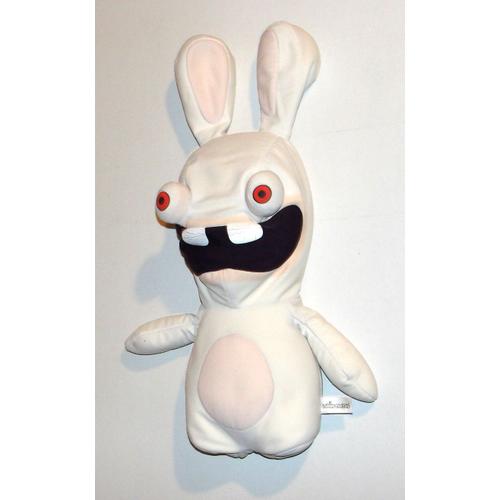 Peluche Lapin Cretin Anti Stress Corps En Tissus Interieur Bille Fines Ubisoft Agusta Du Bay Doudou Lapin 46 Cm