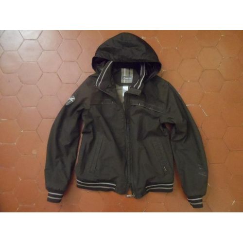 Blouson D'équitation Demi-Saison Marron Fouganza