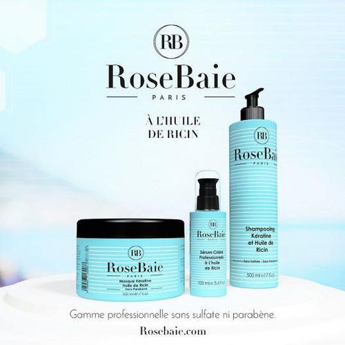 Kit Kératine Et Huile De Ricin Rosebaie 3 Produits 