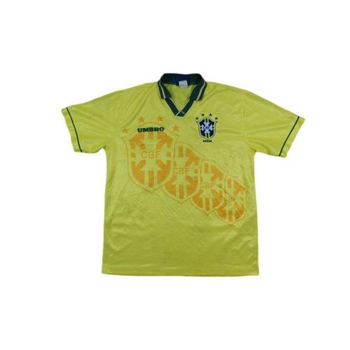 Maillot De Foot Rétro Domicile Équipe Du Brésil 1994-1995