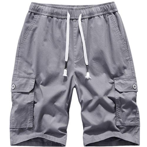 Bermuda Hommes De Cargo 100% Coton En Sport Fit Grande Vêtements Masculin Wx222