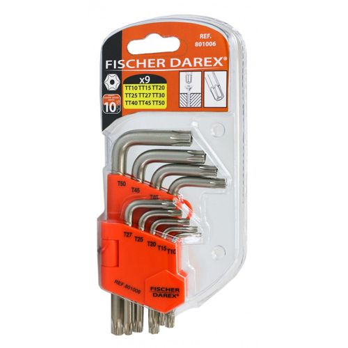 JEU DE 9 CLÉS TAMPER TORX GAMME PREMIUM