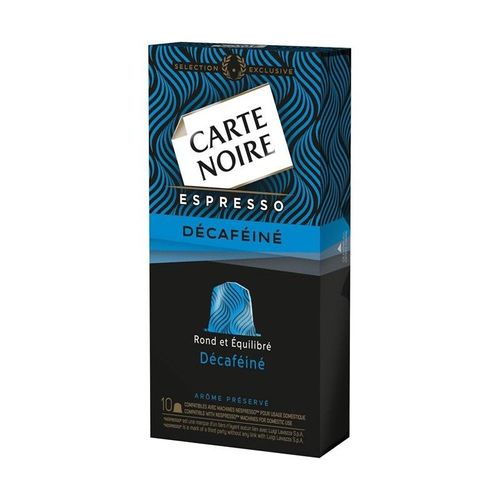 Lot De 4 - Carte Noire : Espresso Décaféiné - 10 Capsules De Café 53 G