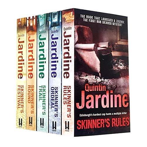 Quintin Jardine Bob Skinner Mysteries Series 5 Books Collection Set (Skinner's Rules, Skinner's Ordeal, Skinner's Trail, Skinner's Round, Skinner's Festival)