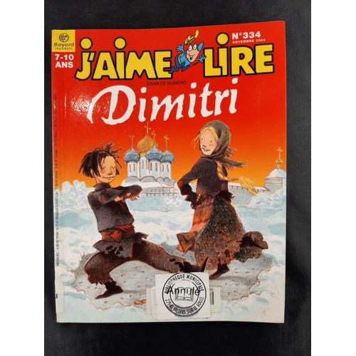 J'aime Lire N°334 De 2004 : Dimitri