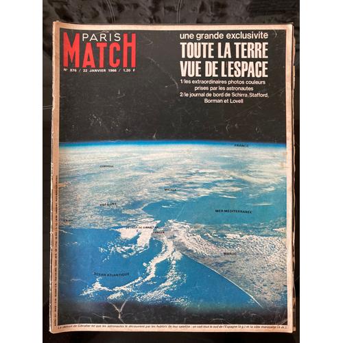 Paris Match No 876 22 Janvier 1966
