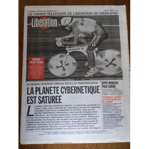 Journal "Libération" Numéro 4134 Du 4 Septembre 1994